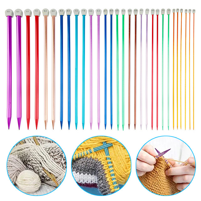 2pcs Long Knitting Hook Set Tunisian Crochet Hooks Afghan Crochet Needles  for Crocheting 2-12mm DIY Craft Tool for Beginner Knit - AliExpress